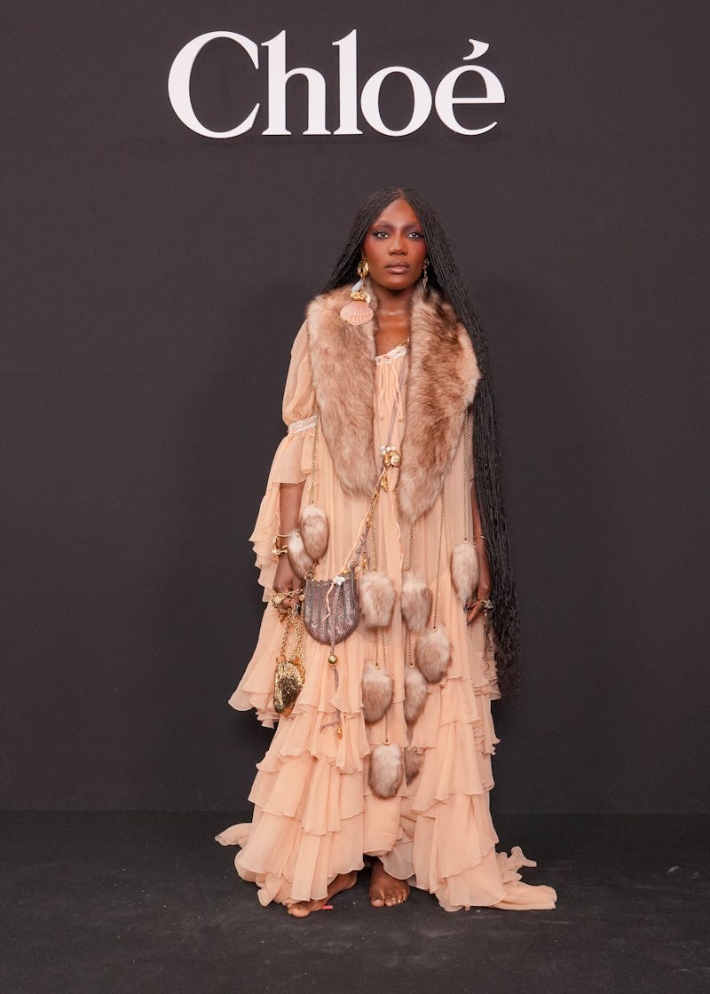 Doechii at the Chloé Fall RTW 2025 fashion show as part of Paris Fashion Week on March 6, 2025 in Pa...
