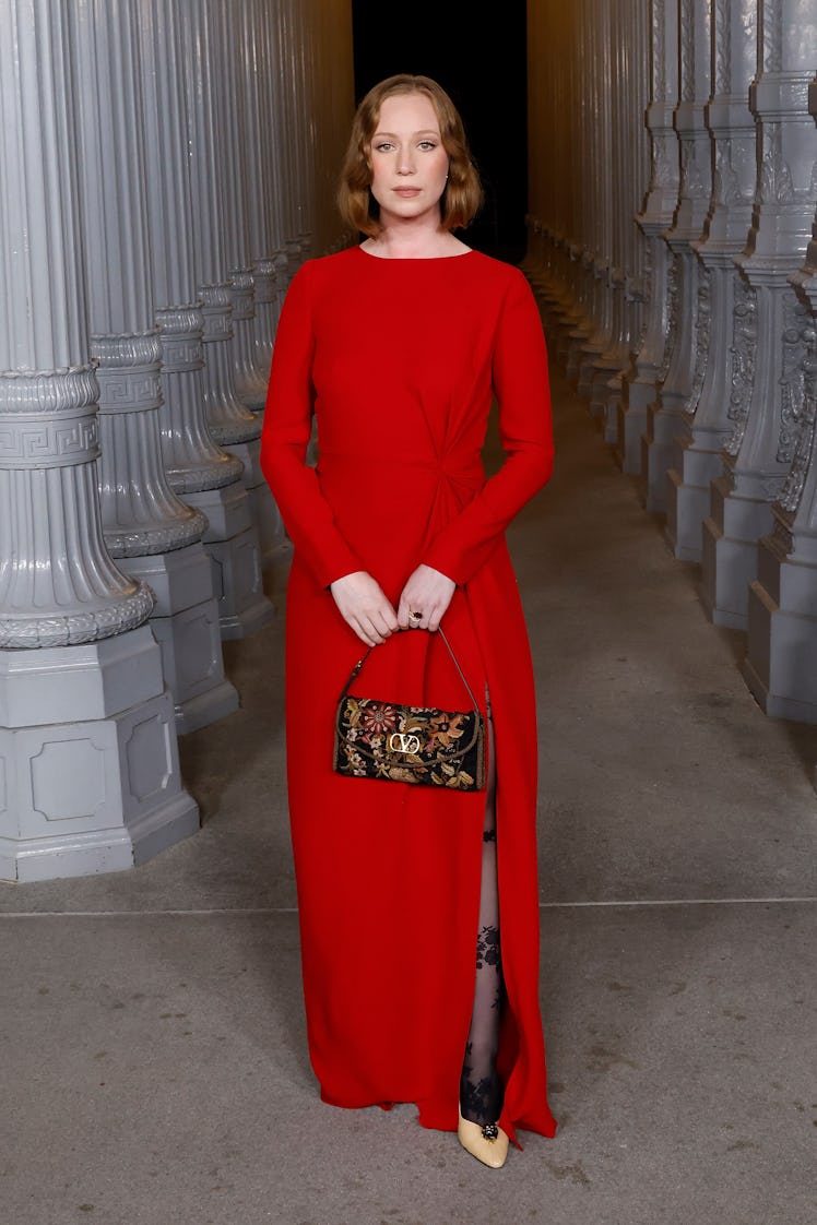 LOS ANGELES, CALIFORNIA - NOVEMBER 01: Hannah Einbinder attends the 2025 LACMA Art+Film Gala at Los ...