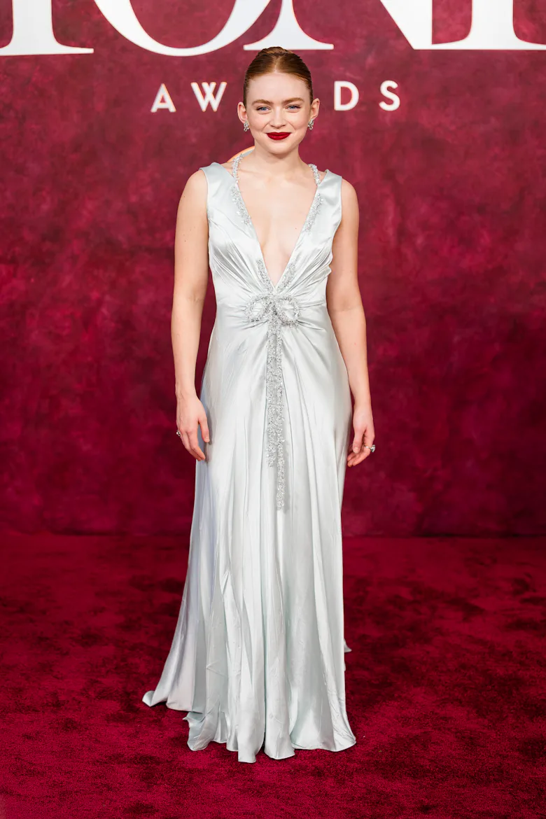 Sadie Sink attends the 78th Annual Tony Awards at Radio City Music Hall on June 08, 2025 in New York...