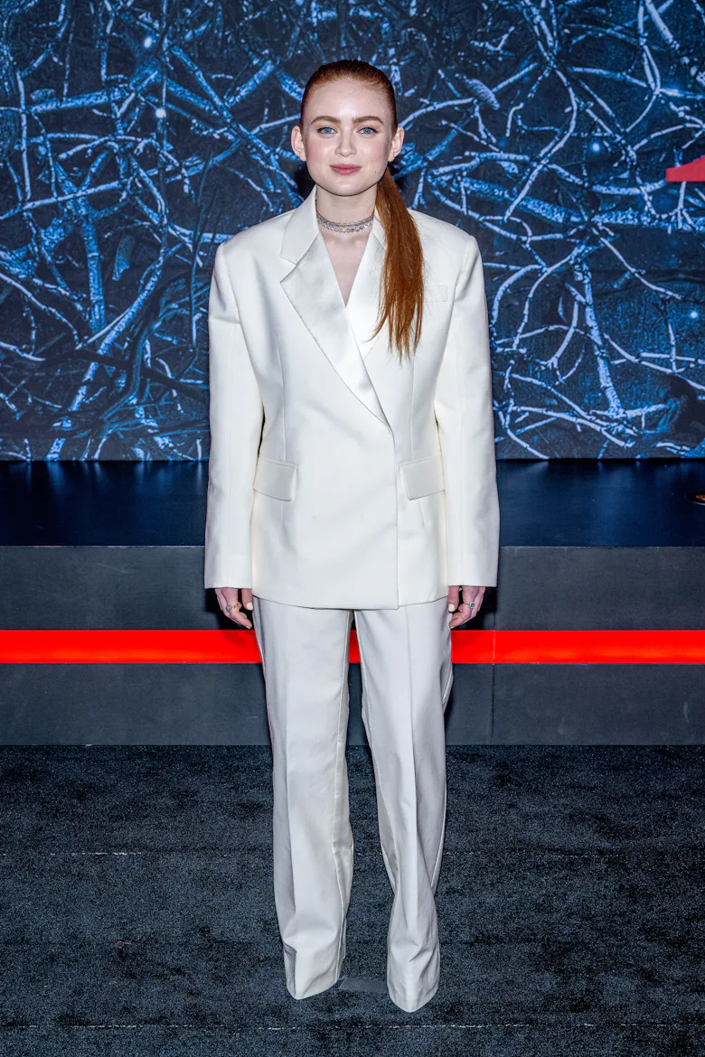 BROOKLYN, NEW YORK - MAY 14: Sadie Sink attends Netflix's "Stranger Things" season 4 premiere at Net...