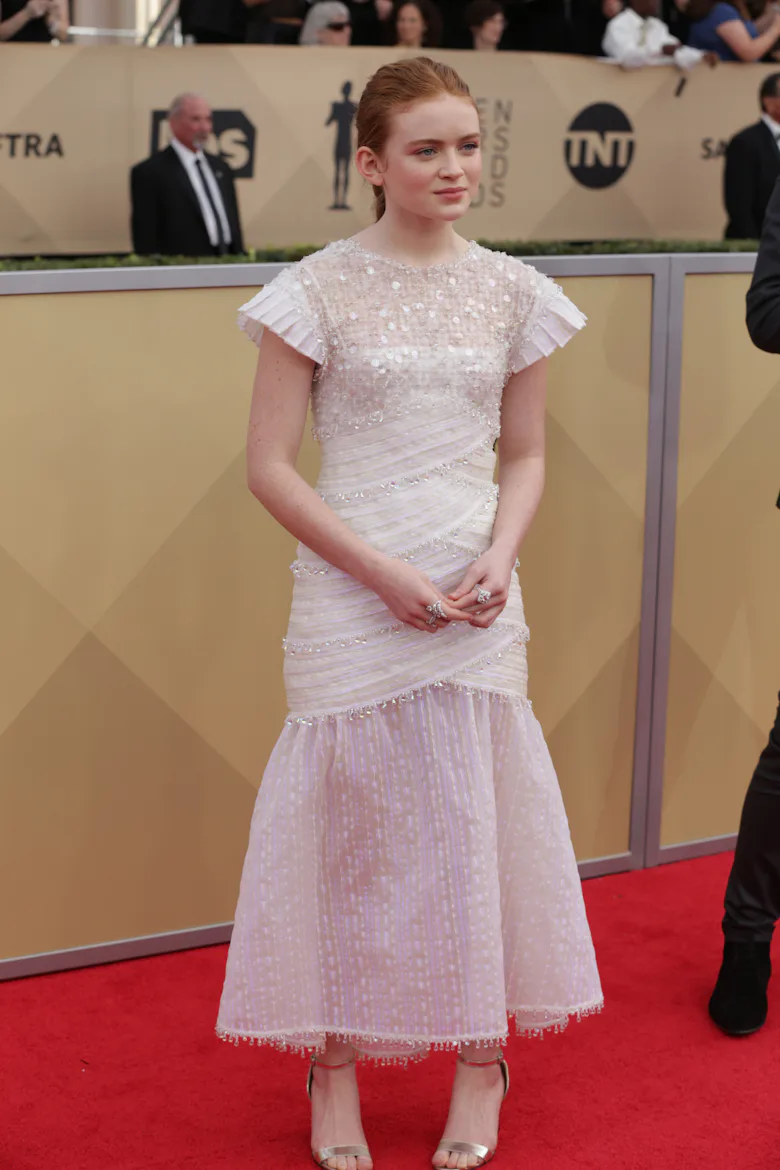 LOS ANGELES, CA - January 21, 2018- Sadie Sink during the arrivals at the 24th Screen Actors Guild ...