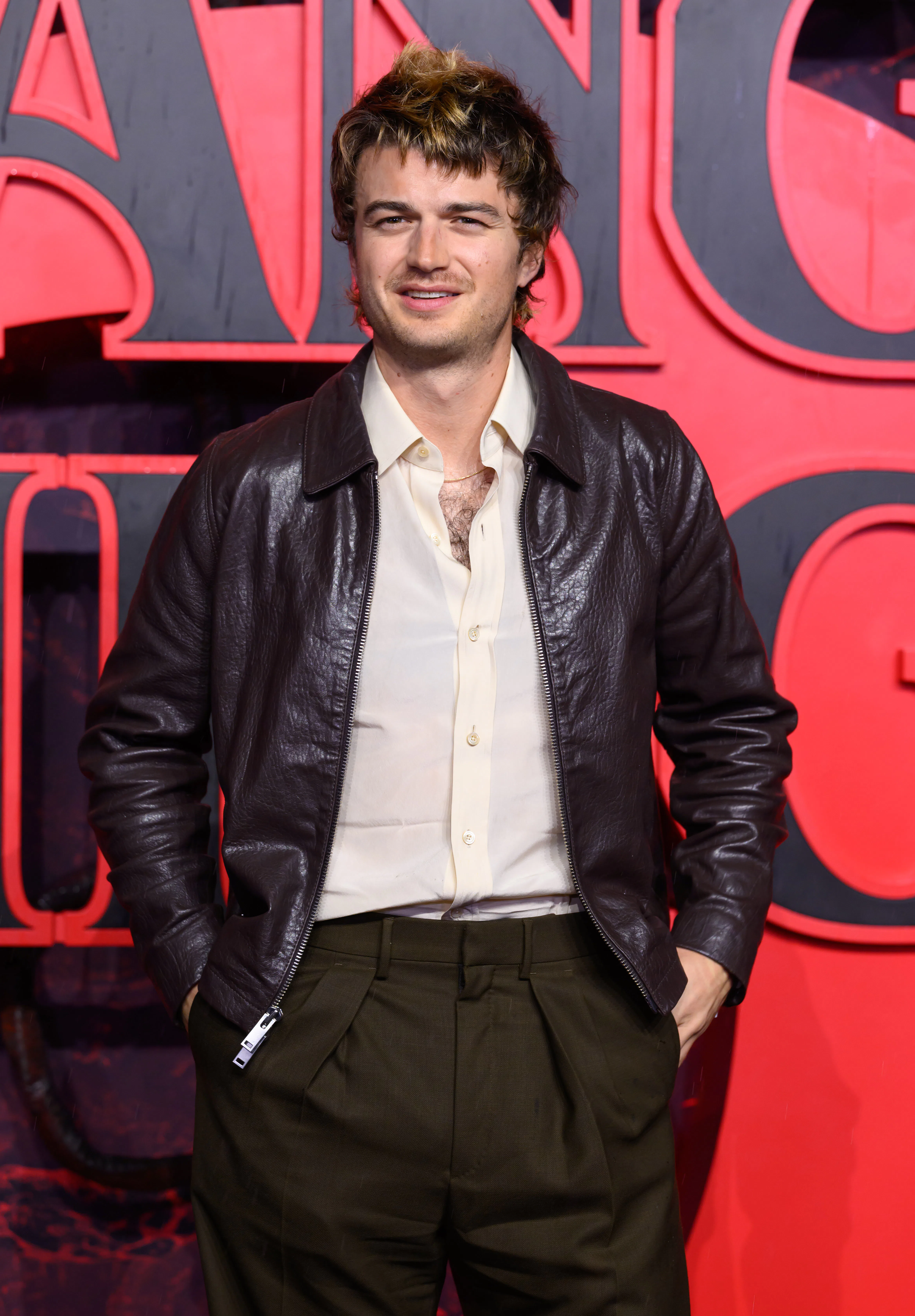 LONDON, ENGLAND - NOVEMBER 13: Joe Keery attends the "Stranger Things 5" UK Special Screening at Ode...