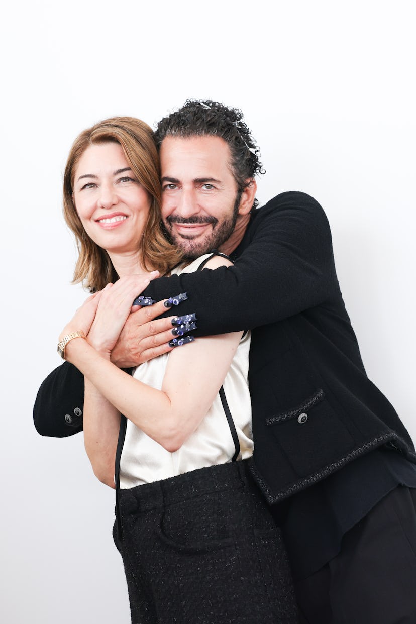 VENICE, ITALY - SEPTEMBER 02: Sofia Coppola and Marc Jacobs attends the "Marc By Sofia" photocall d...