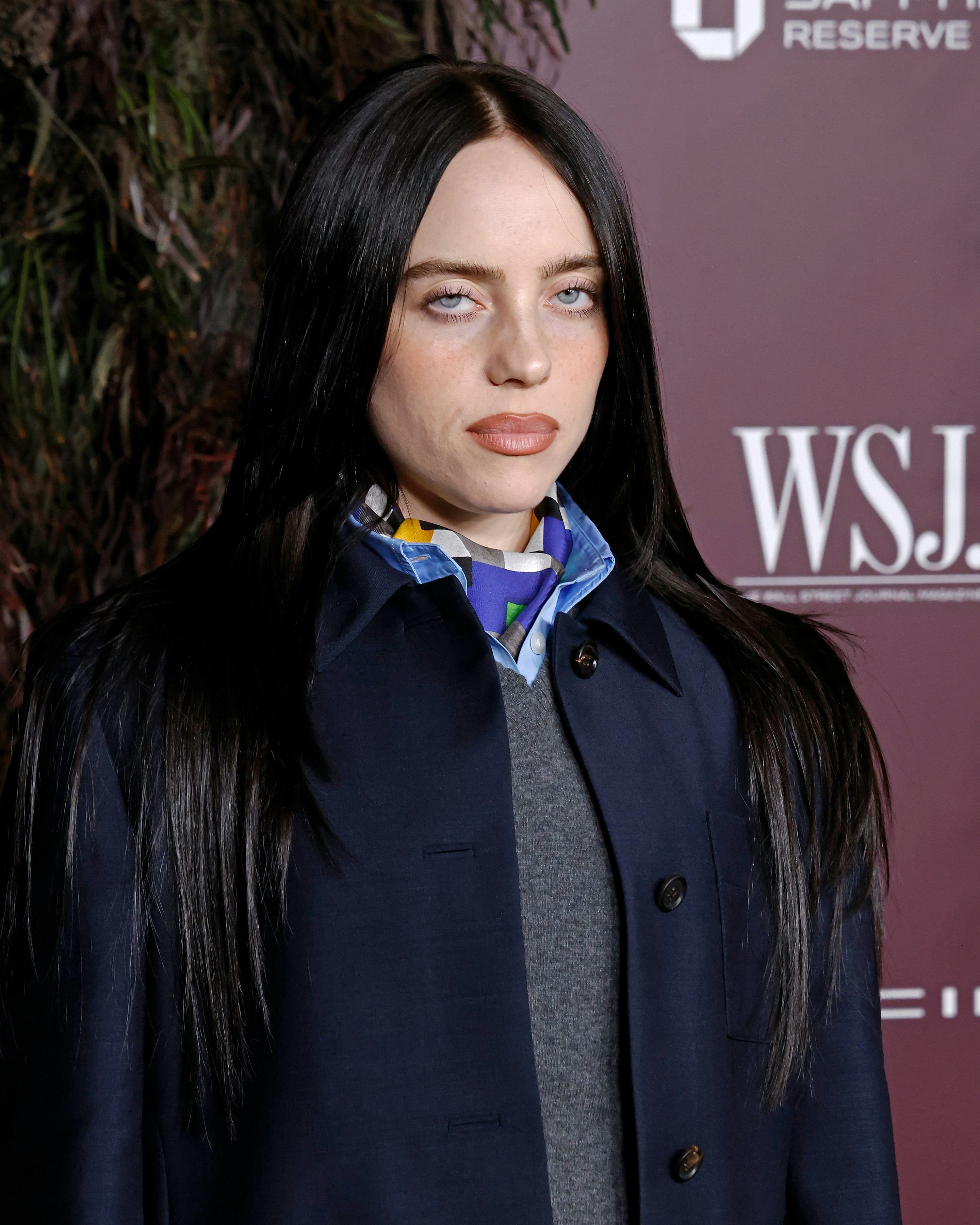 NEW YORK, NEW YORK - OCTOBER 29: Billie Eilish attends the 2025 WSJ Magazine Innovator Awards at MOM...