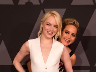 Jennifer Lawrence and Emma Stone are making a Miss Piggy movie.