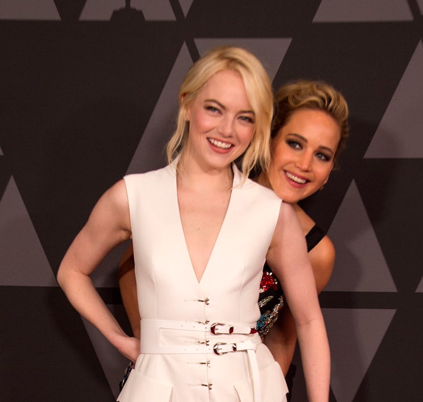 Jennifer Lawrence and Emma Stone are making a Miss Piggy movie.