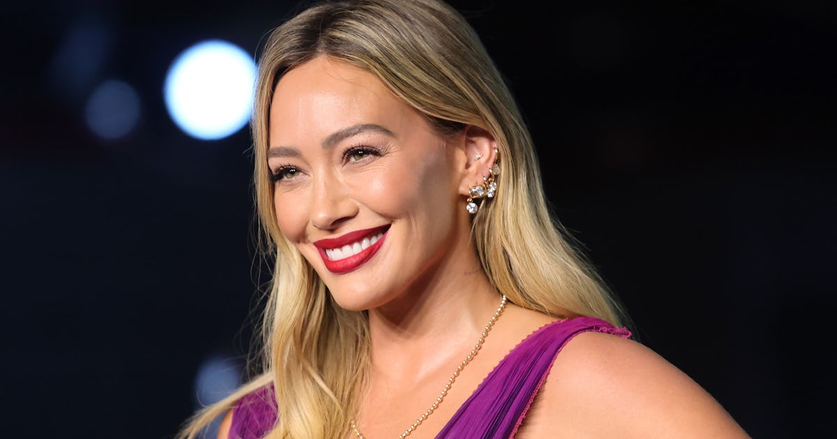 Hilary Duff's Lace Sequin Bra Top Doesn't Miss A Beat