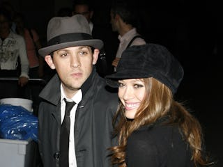 Joel Madden and Hilary Duff during Hilary Duff and Joel Madden Sighting in New York City - September...