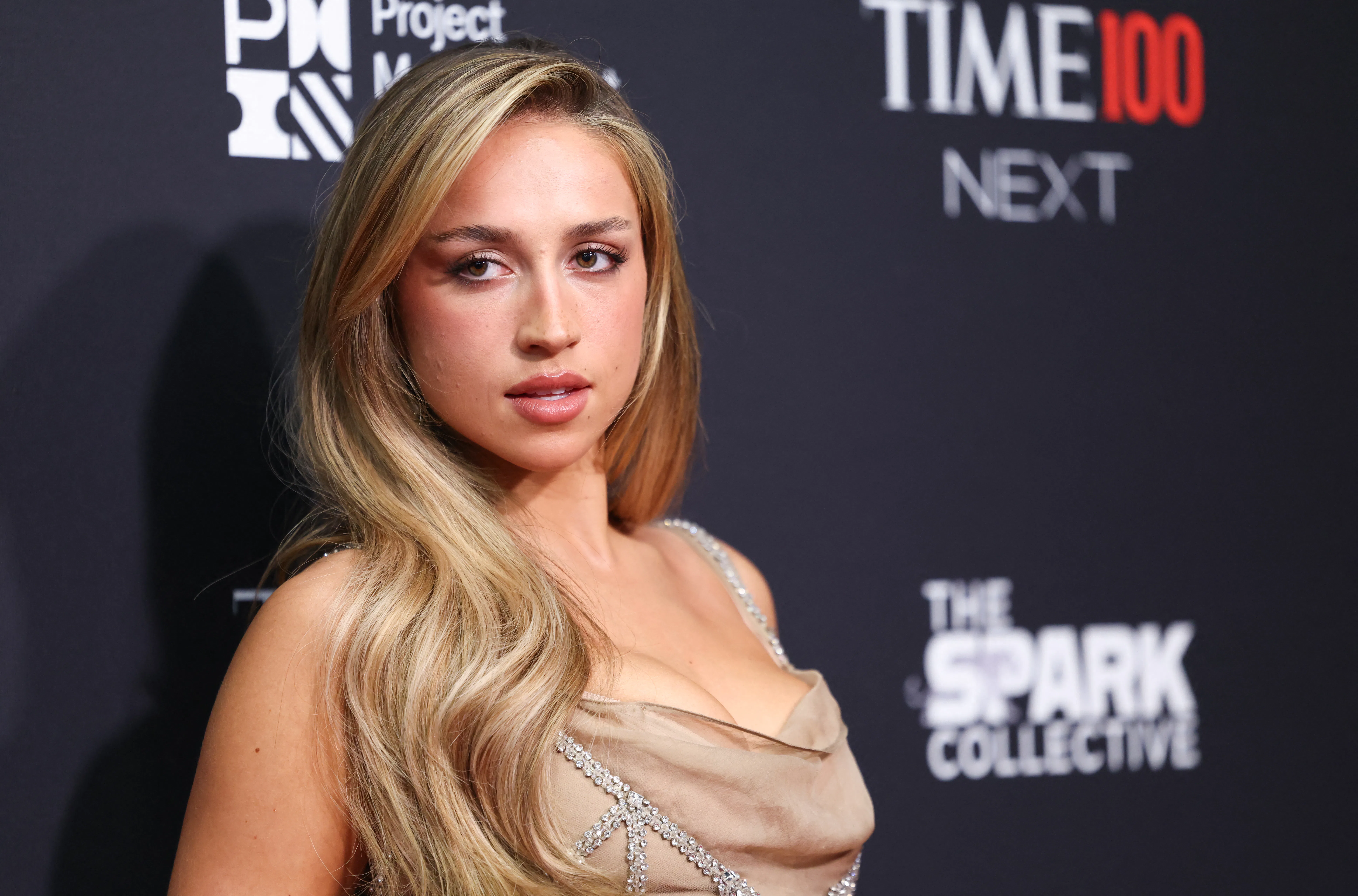Canadian singer-songwriter Tate McRae attends the Time100 Next gala 