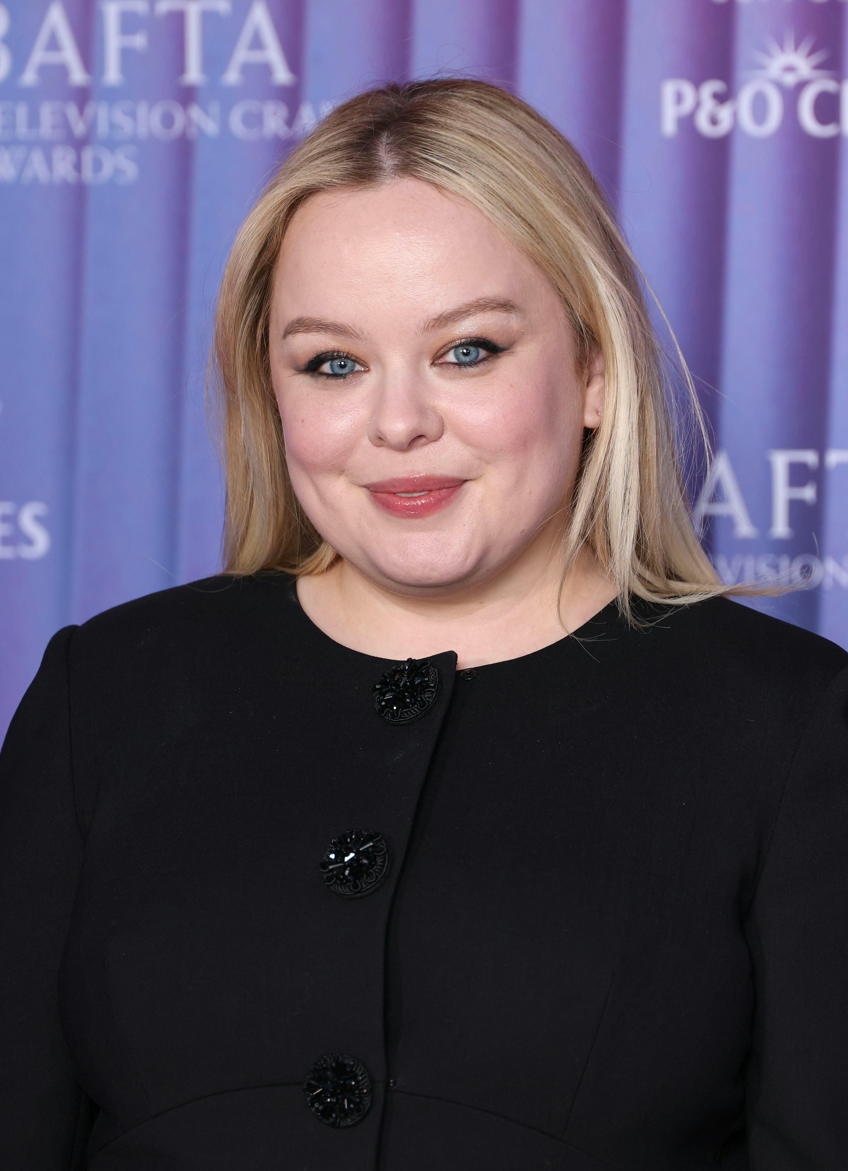 LONDON, ENGLAND - APRIL 24:Nicola Coughlan attends the BAFTA Television and Television Craft Nominee...