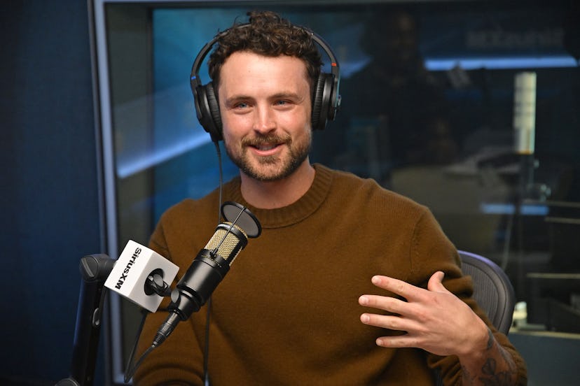 LOS ANGELES, CALIFORNIA - DECEMBER 08: Dylan Efron visits SiriusXM Studios on December 08, 2025 in L...