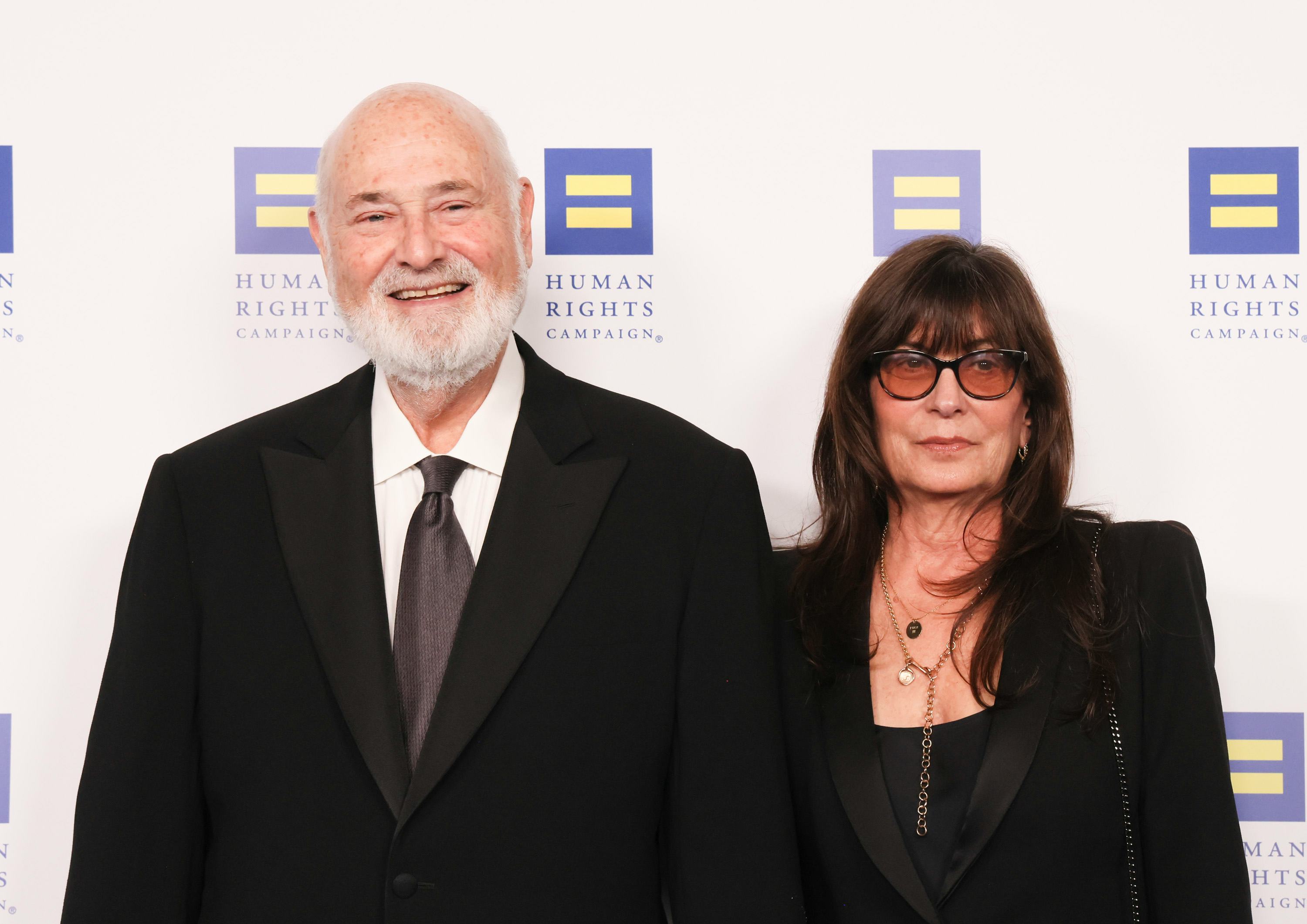 LOS ANGELES, CALIFORNIA - MARCH 22: (L-R) Rob Reiner and Michele Singer Reiner attend the Human Righ...