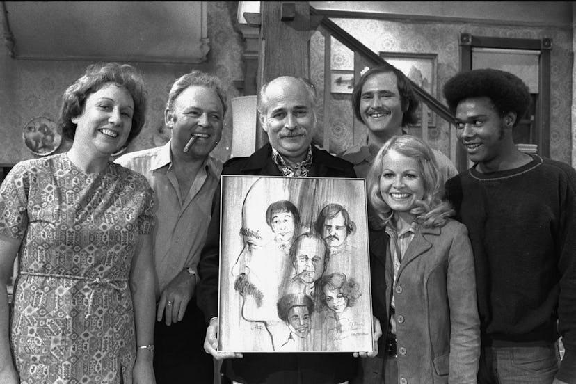 LOS ANGELES - JULY 27: ALL IN THE FAMILY episode: "Gloria Poses in the Nude". A off camera moment wi...