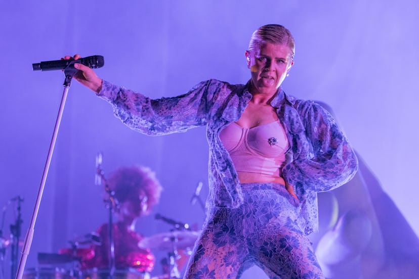 AUSTIN, TEXAS - OCTOBER 13: Singer-songwriter Robyn performs onstage during weekend two, day three o...
