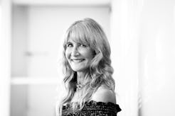 VENICE, ITALY - AUGUST 28: (EDITORS NOTE: This image has been converted to black and white.) Laura D...