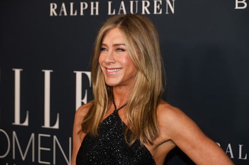 LOS ANGELES, CALIFORNIA - NOVEMBER 17: Jennifer Aniston attends Elle Women In Hollywood 2025 at Fou...