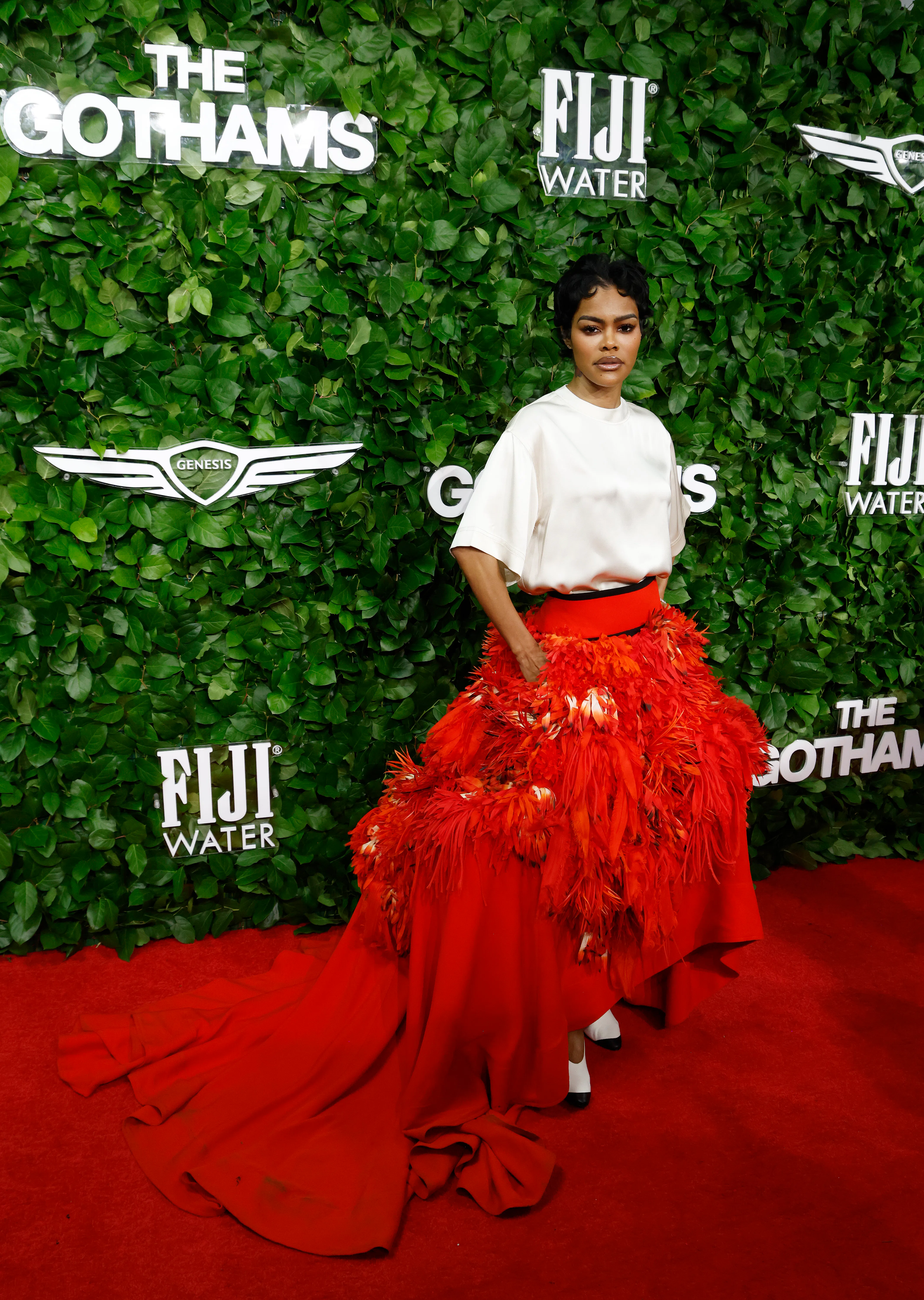 NEW YORK, NEW YORK - DECEMBER 01: Teyana Taylor attends the 35th Gotham Film Awards at Cipriani Wall...