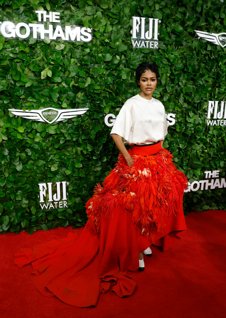 NEW YORK, NEW YORK - DECEMBER 01: Teyana Taylor attends the 35th Gotham Film Awards at Cipriani Wall...
