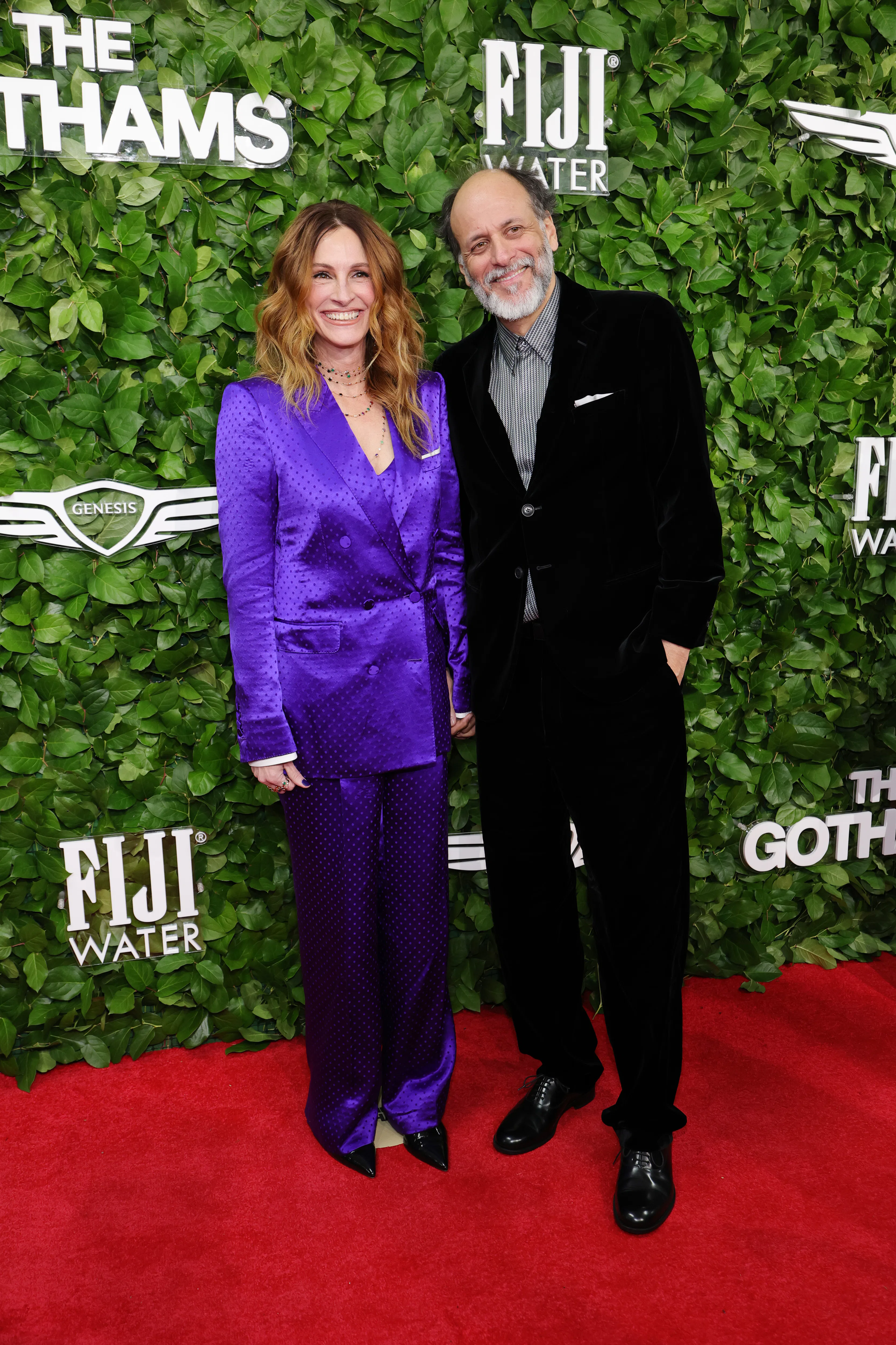 NEW YORK, NEW YORK - DECEMBER 01: Julia Roberts and Luca Guadagnino attend the 35th Gotham Film Awar...