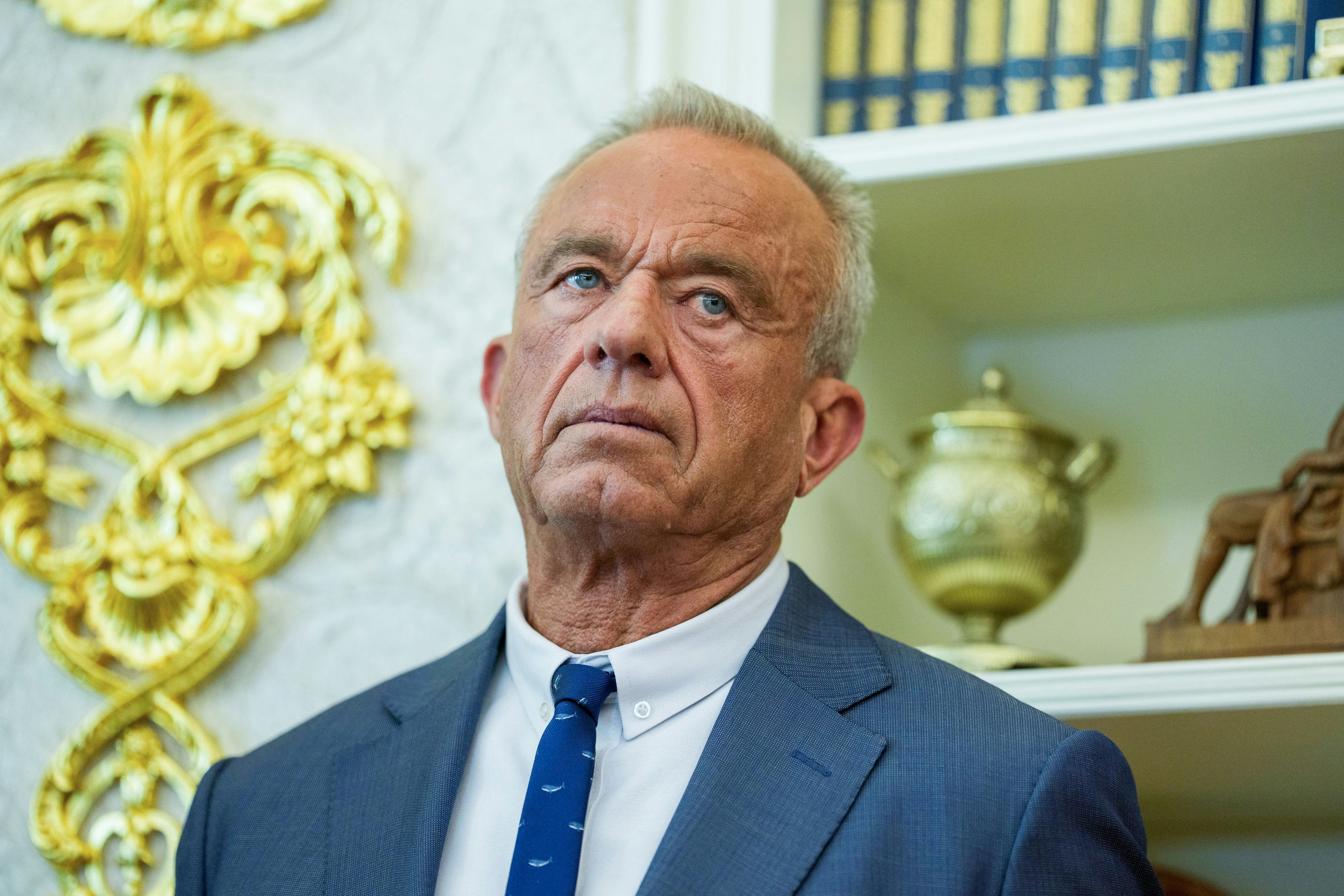 Robert F. Kennedy Jr., US secretary of Health and Human Services (HHS), during an executive order si...