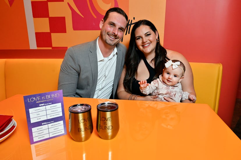 LAS VEGAS, NEVADA - FEBRUARY 10: (L-R) Brennon Lemieux, Alexa Lemieux, and Vienna Lemieux attend Net...