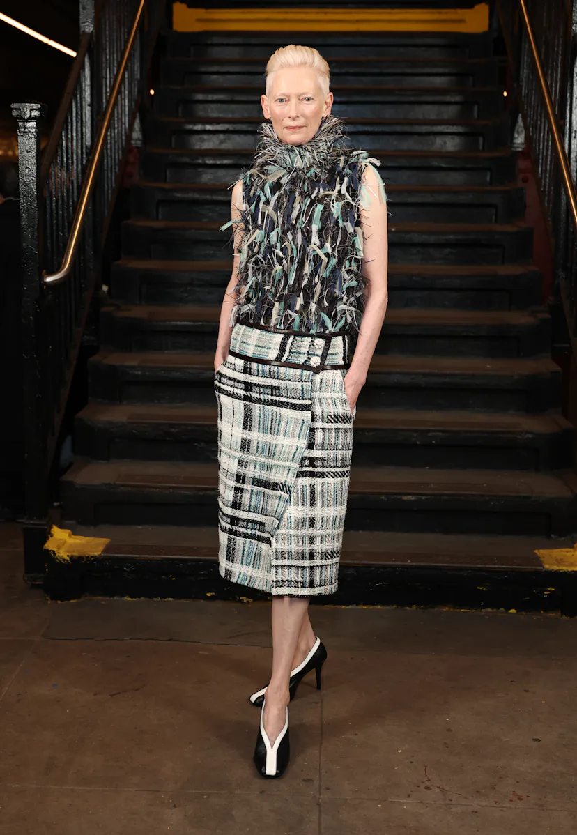 Tilda Swinton attends the CHANEL Métiers d’Art Show 2026 on December 02, 2025 in New York City.