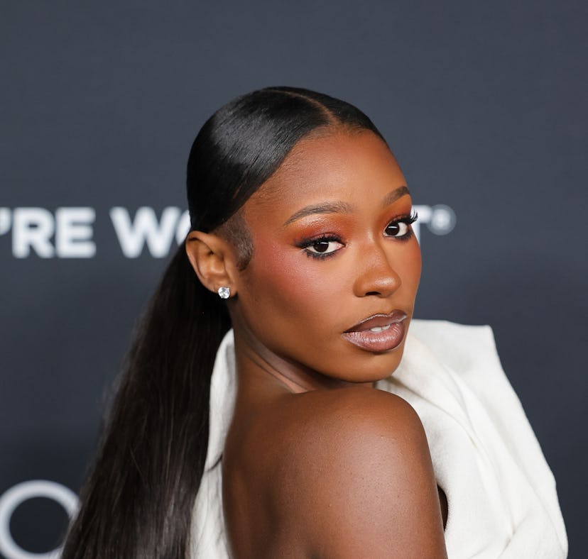 'Love Island's Serena Page getting glam for the L’Oreal Women of Worth Awards.