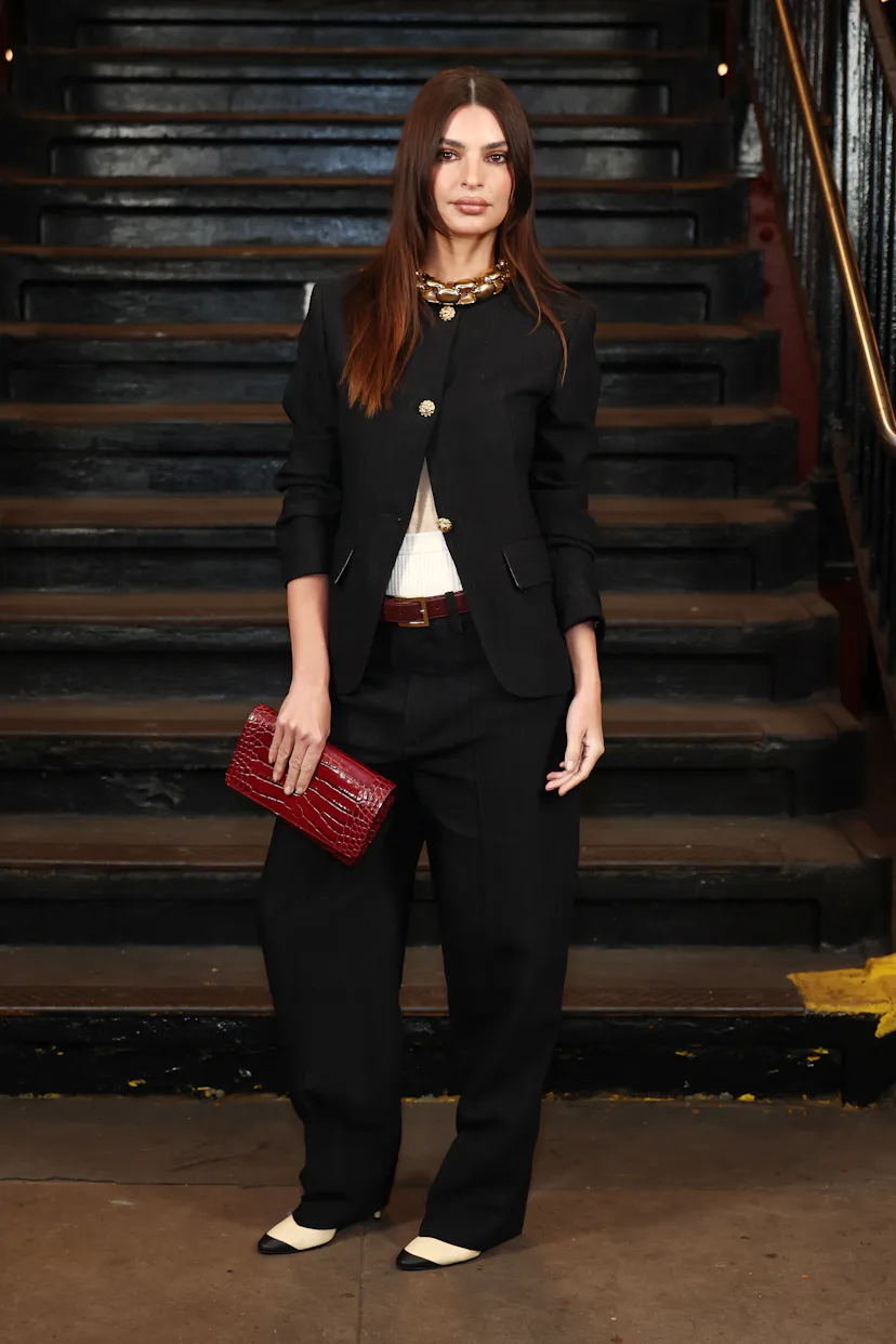Emily Ratajkowski attends the CHANEL Métiers d’Art Show 2026 on December 02, 2025 in New York City.