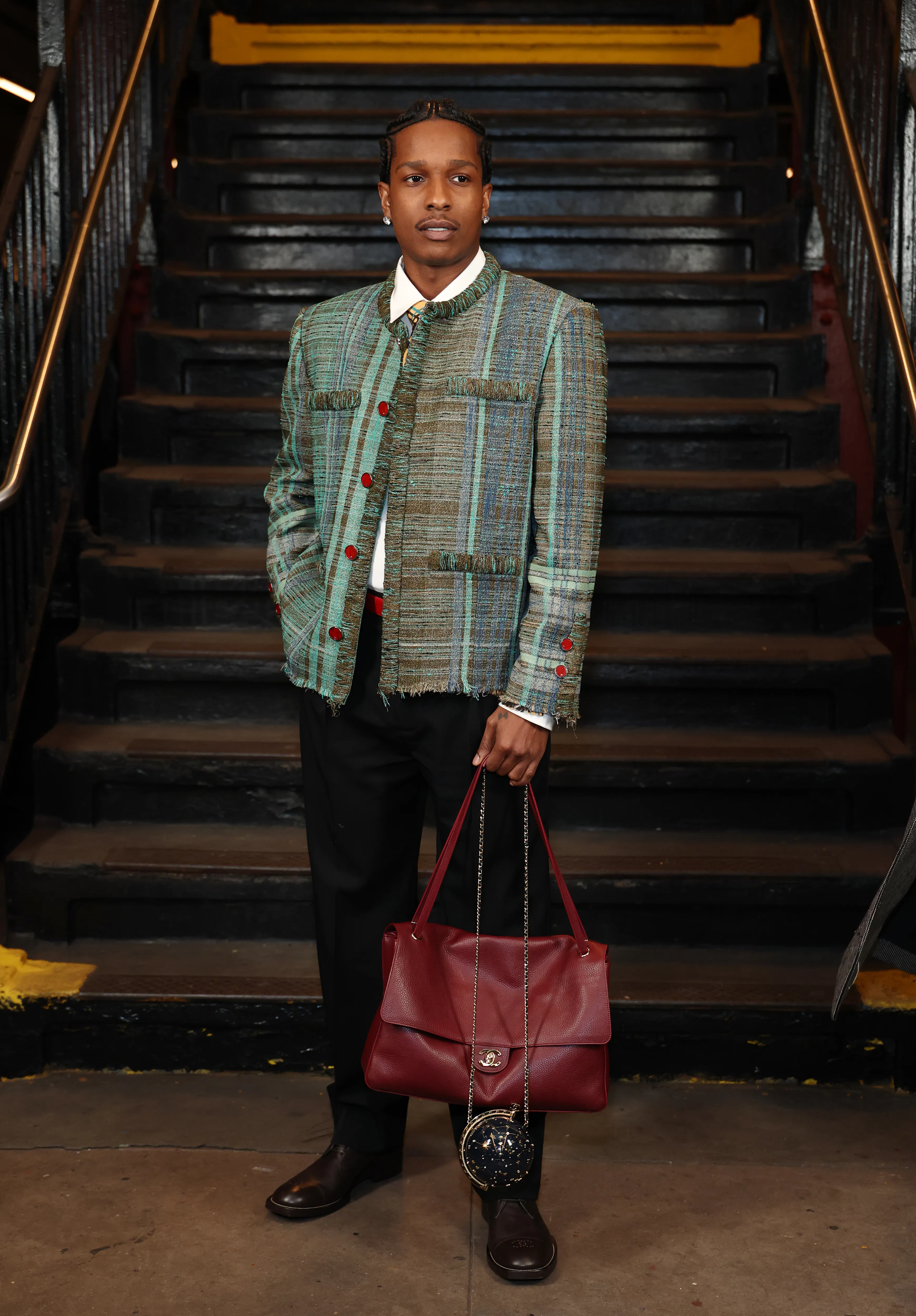 A$AP Rocky attends the CHANEL Métiers d’Art Show 2026 on December 02, 2025 in New York City.