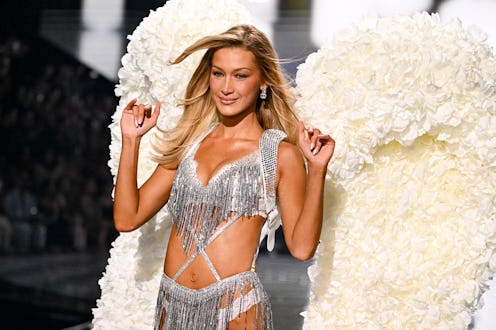 Bella Hadid at the 2025 Victoria's Secret Fashion Show held at Steiner Studios on October 15, 2025 i...