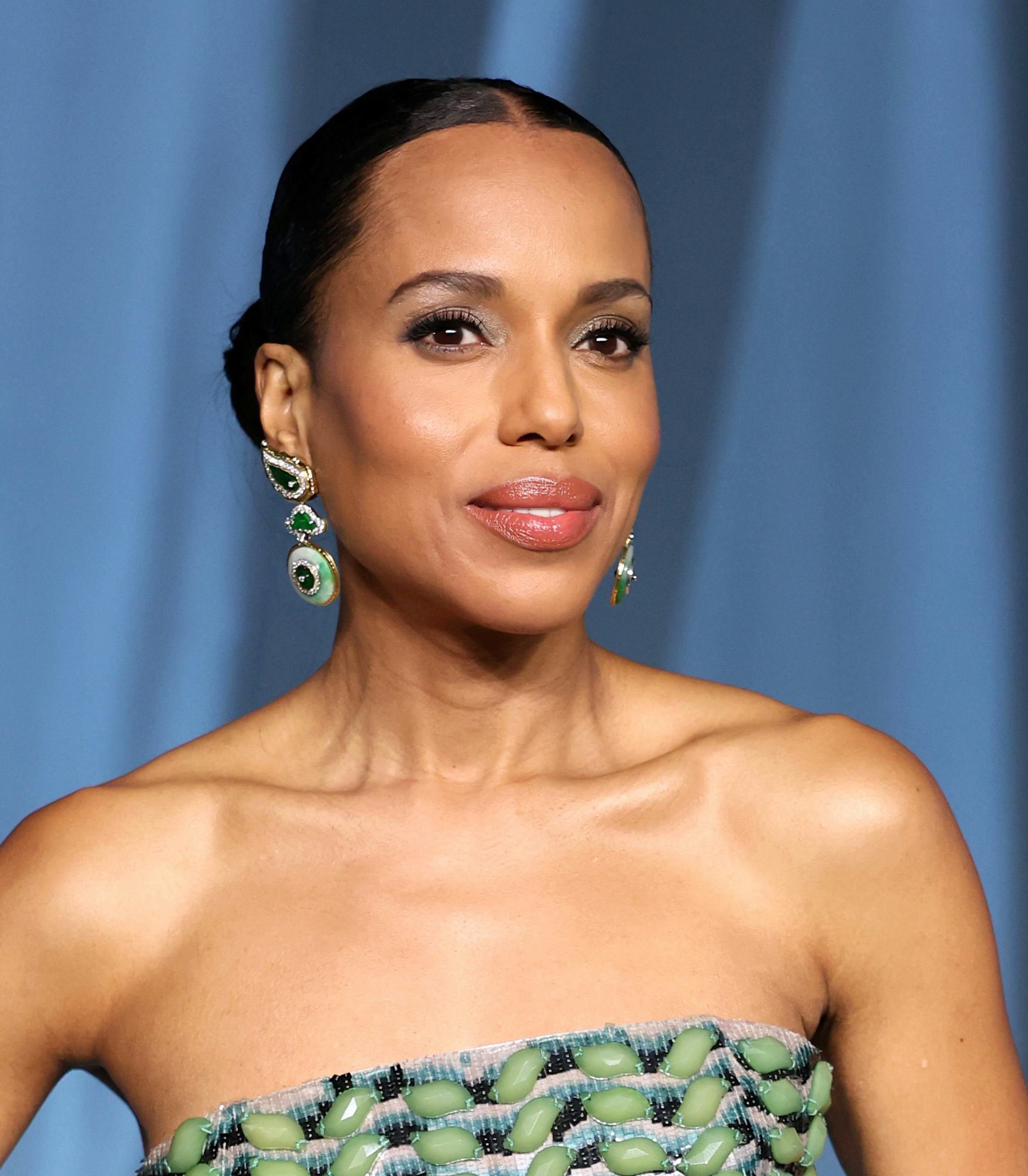 Kerry Washington in close up at the 5th Annual Academy Museum Gala