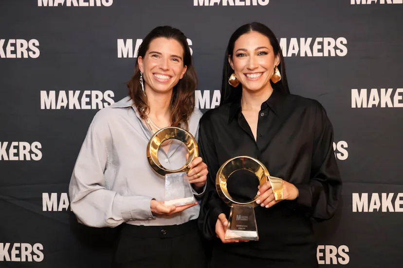 BEVERLY HILLS, CALIFORNIA - FEBRUARY 27: (L-R) Honorees Tobin Heath and Christen Press attend the Ho...