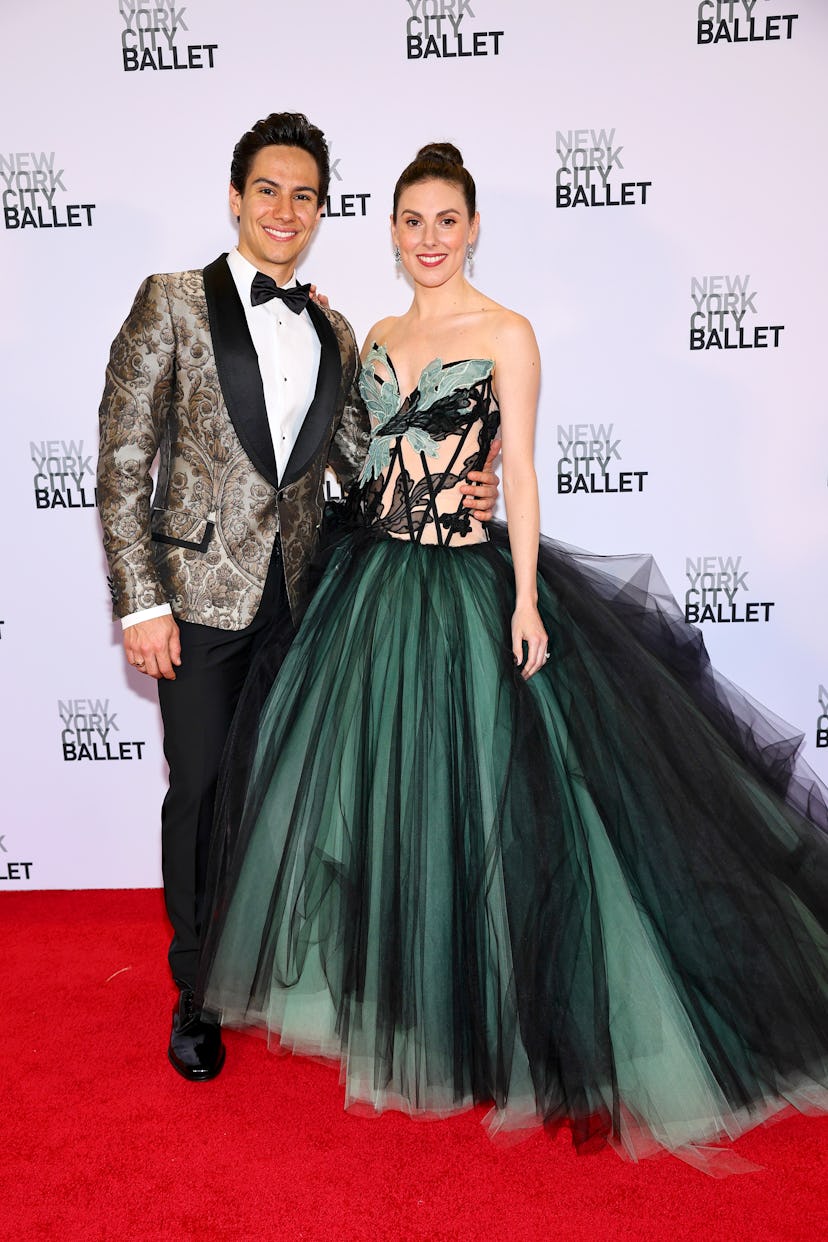 Tiler Peck and her husband, fellow New York City Ballet principal dancer Roman Mejia, at the New Yo...