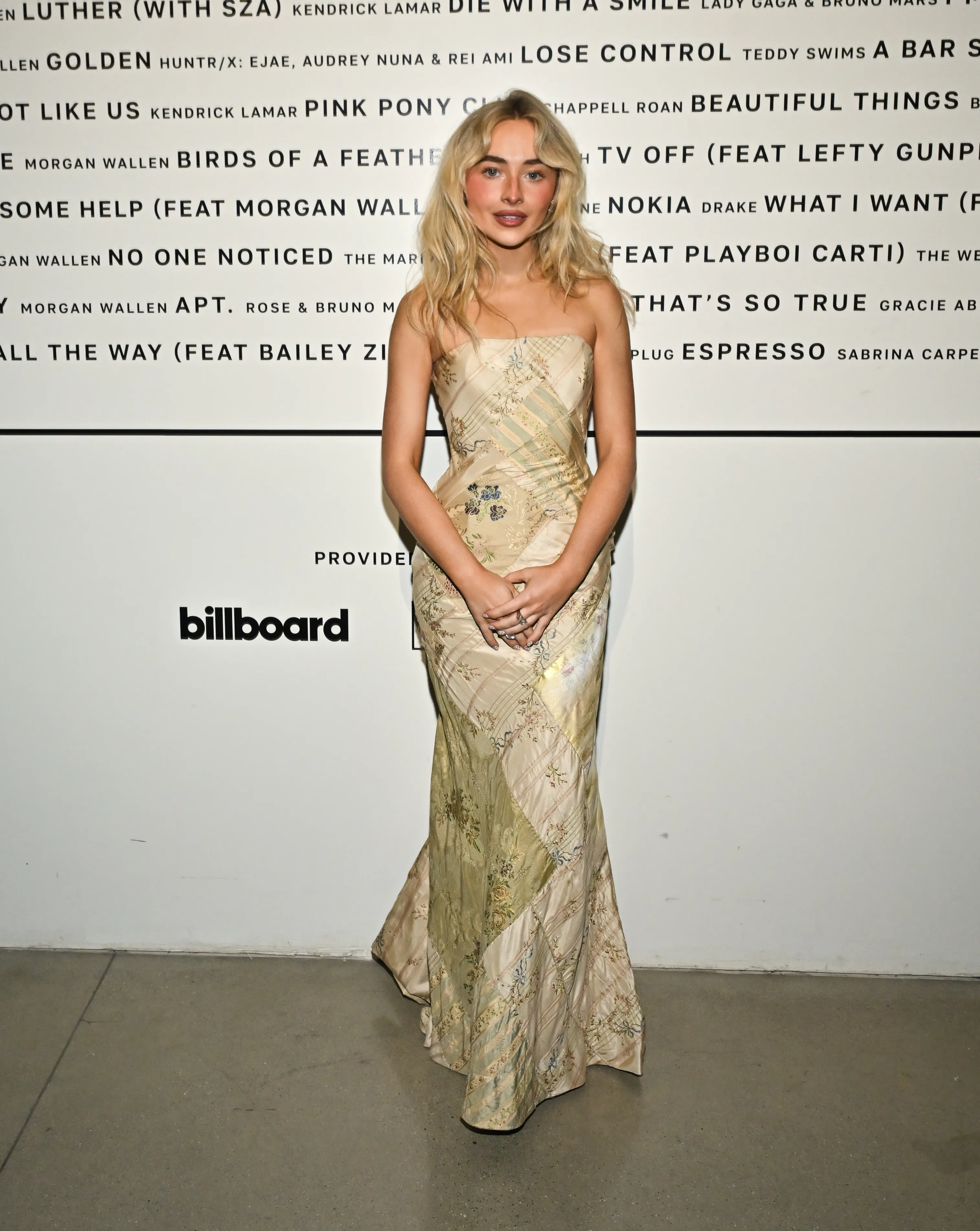 Sabrina Carpenter's Patchwork Dress Was Once Worn by Penlope Cruz