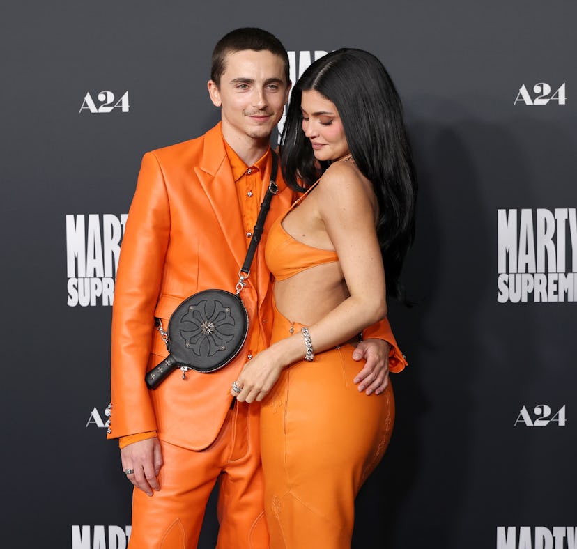 Timothée Chalamet and Kylie Jenner attended the 'Marty Supreme' premiere as a couple.