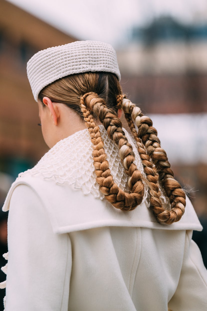 New York Fashion Week Fall/Winter 2025 Street Style Beauty Looks