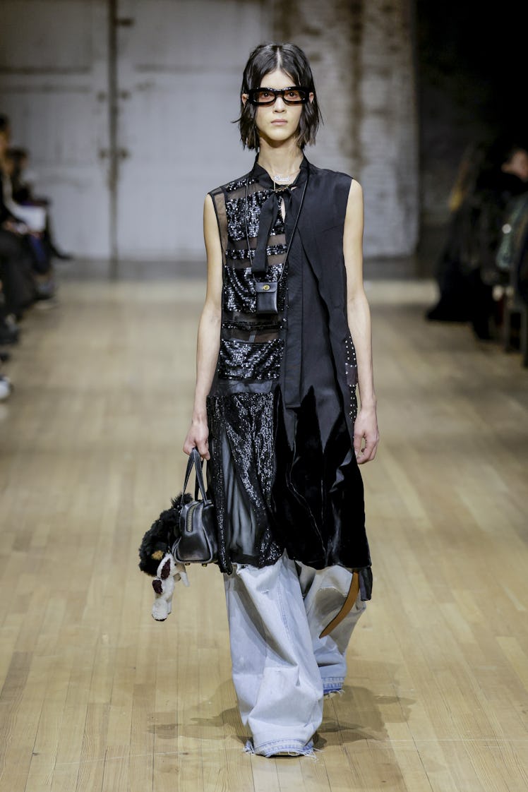 NEW YORK, USA - FEBRUARY 10: A model walks the runway during the Coach Ready to Wear Fall/Winter 202...