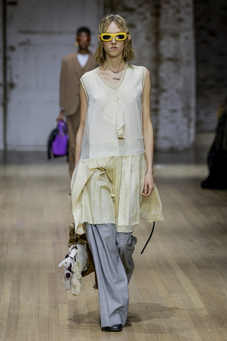 NEW YORK, USA - FEBRUARY 10: A model walks the runway during the Coach Ready to Wear Fall/Winter 202...