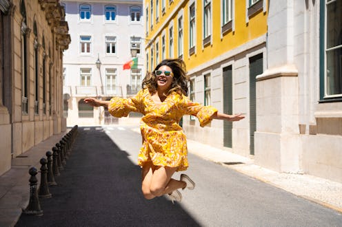 Summer tourism in Lisbon, Portugal