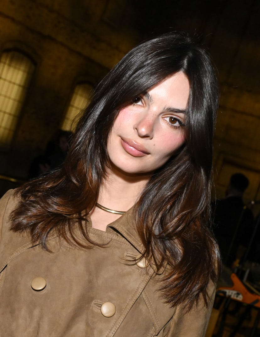 Эмили Ратаджковски в Coach Fall RTW 2025 Show в рамках нью -йоркской моды -Week, которая проводится в T ...