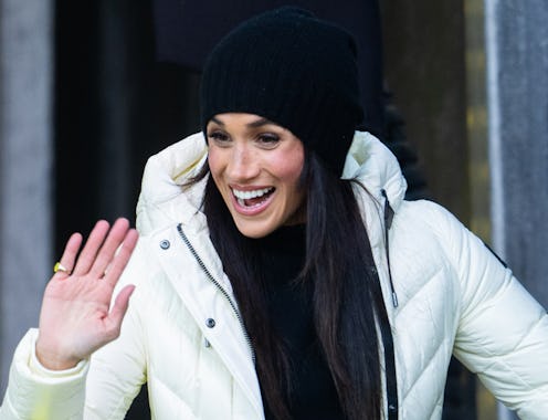 WHISTLER, BRITISH COLUMBIA - FEBRUARY 10: Meghan, Duchess of Sussex (r) attends the Wheelchair Curli...