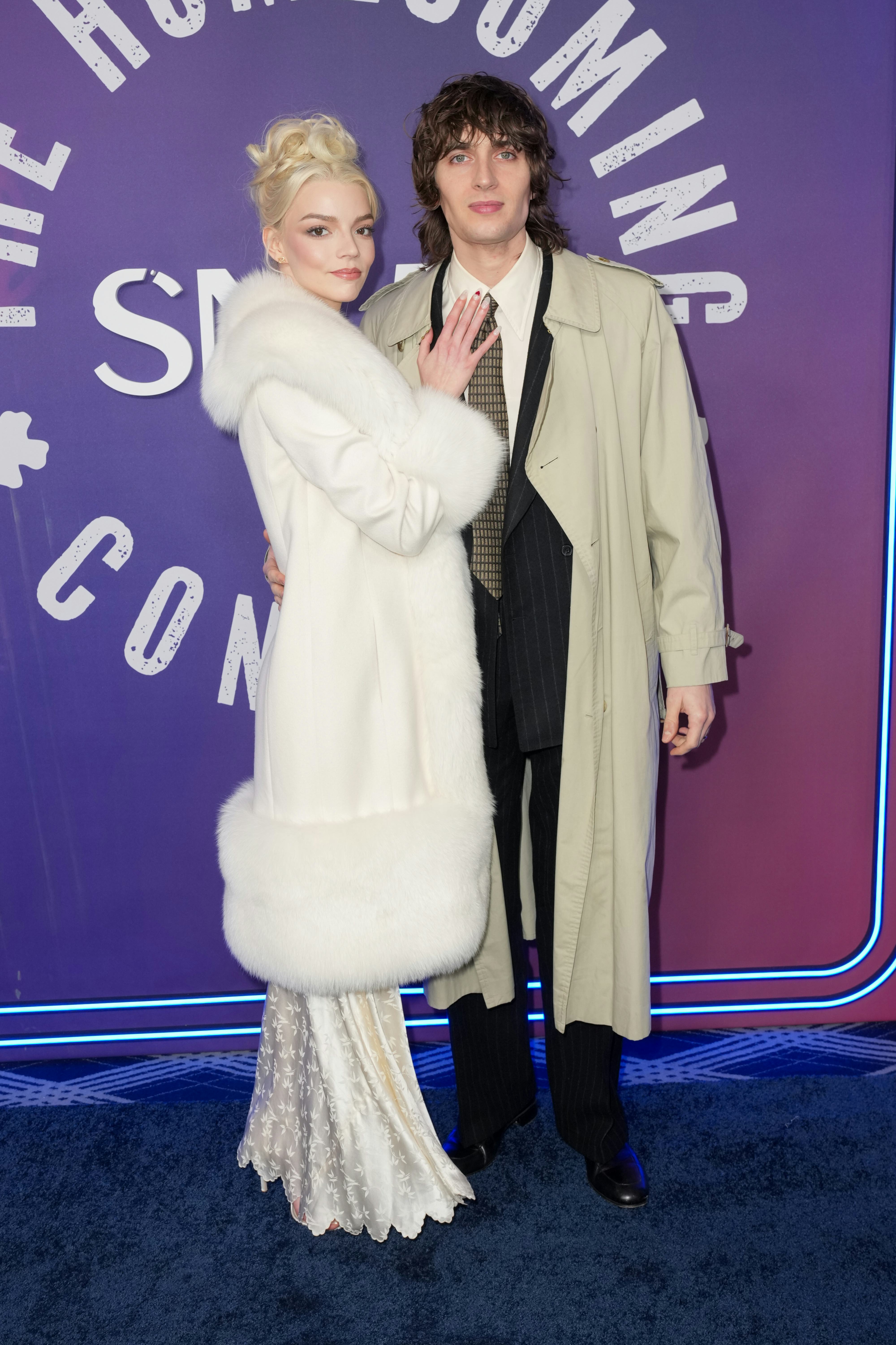 Anya Taylor-Joy, Malcolm McRae at SNL50: The Homecoming Concert at Radio City Music Hall on February&hellip;