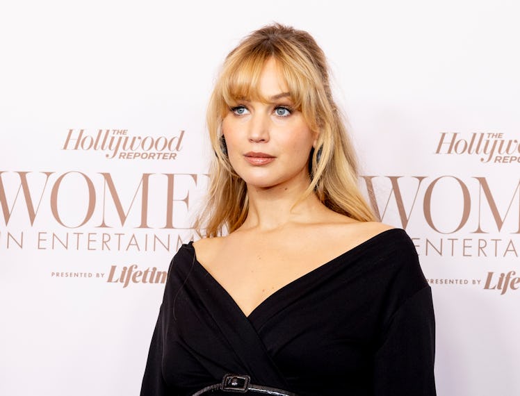 Jennifer Lawrence attends the Hollywood Reporter's annual Women in Entertainment Gala presented by L...