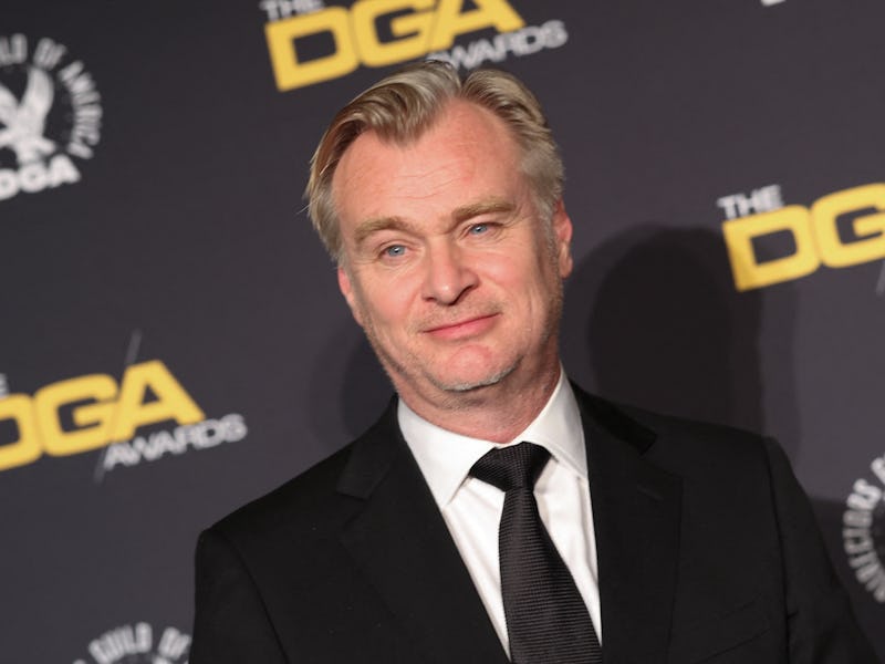 British director Christopher Nolan poses in the press room during the 77th Annual DGA Awards (Direct...