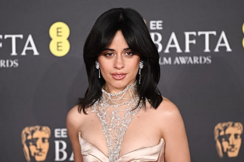 Camila Cabello wore a sheer lingerie-coded dress to the BAFTAs.