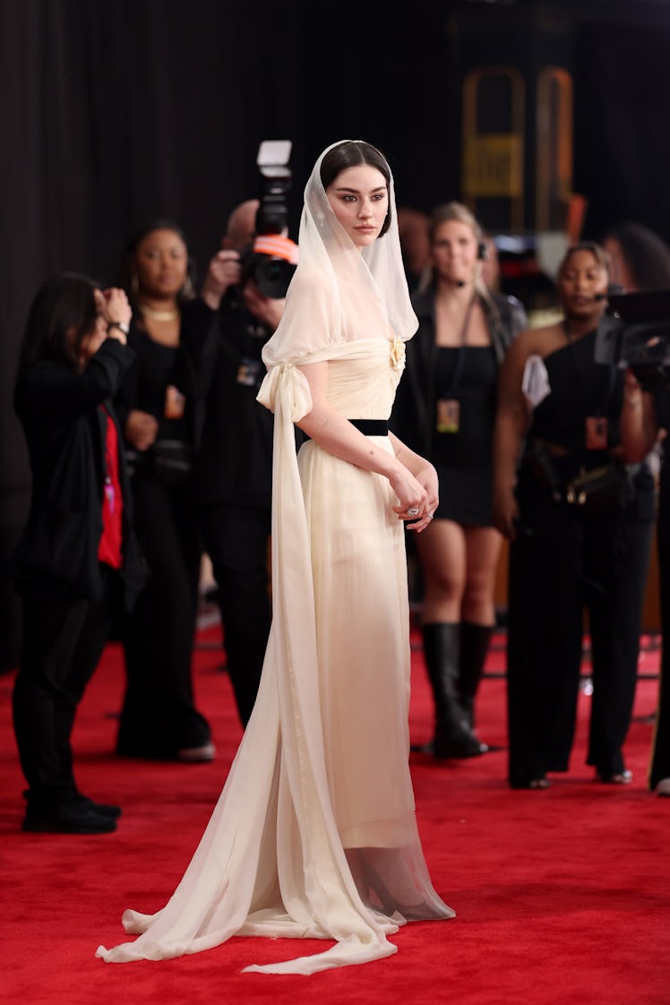 LOS ANGELES, CALIFORNIA - FEBRUARY 02: Gracie Abrams attends the 67th Annual GRAMMY Awards on Februa...