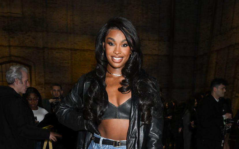 Coco Jones at the Coach Fall RTW 2025 fashion show as part of New York Fashion Week held at the Park...