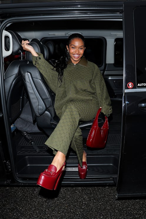 celebrities at the Gucci Women's Fall 2025 Fashion Show