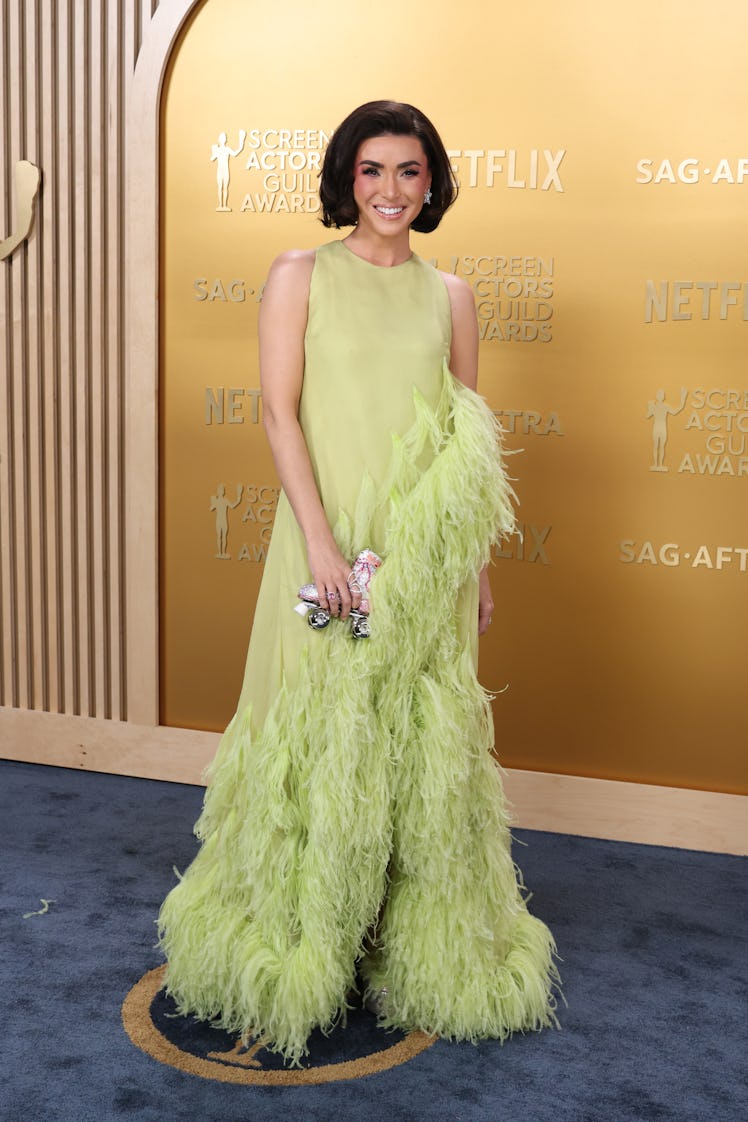 LOS ANGELES, CALIFORNIA - FEBRUARY 23: Bronwyn Newport attends the 31st Annual Screen Actors Guild A...