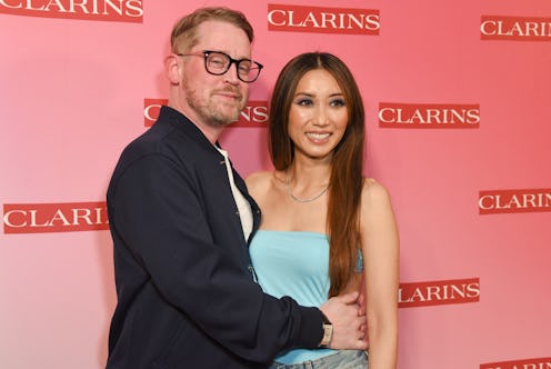 LOS ANGELES, CALIFORNIA - MARCH 15: Macaulay Culkin and Brenda Song attend Clarins' new product laun...